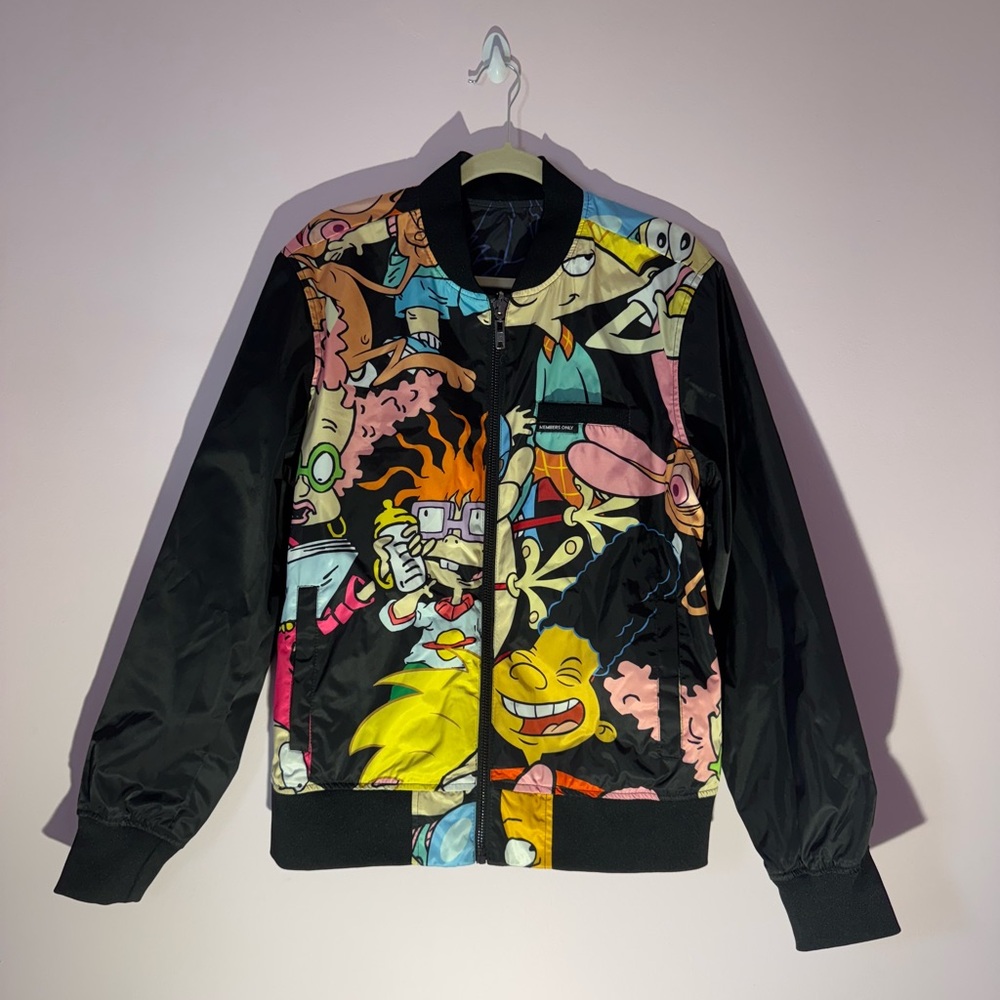 Members Only Nickelodeon Men's Jacket Reversible